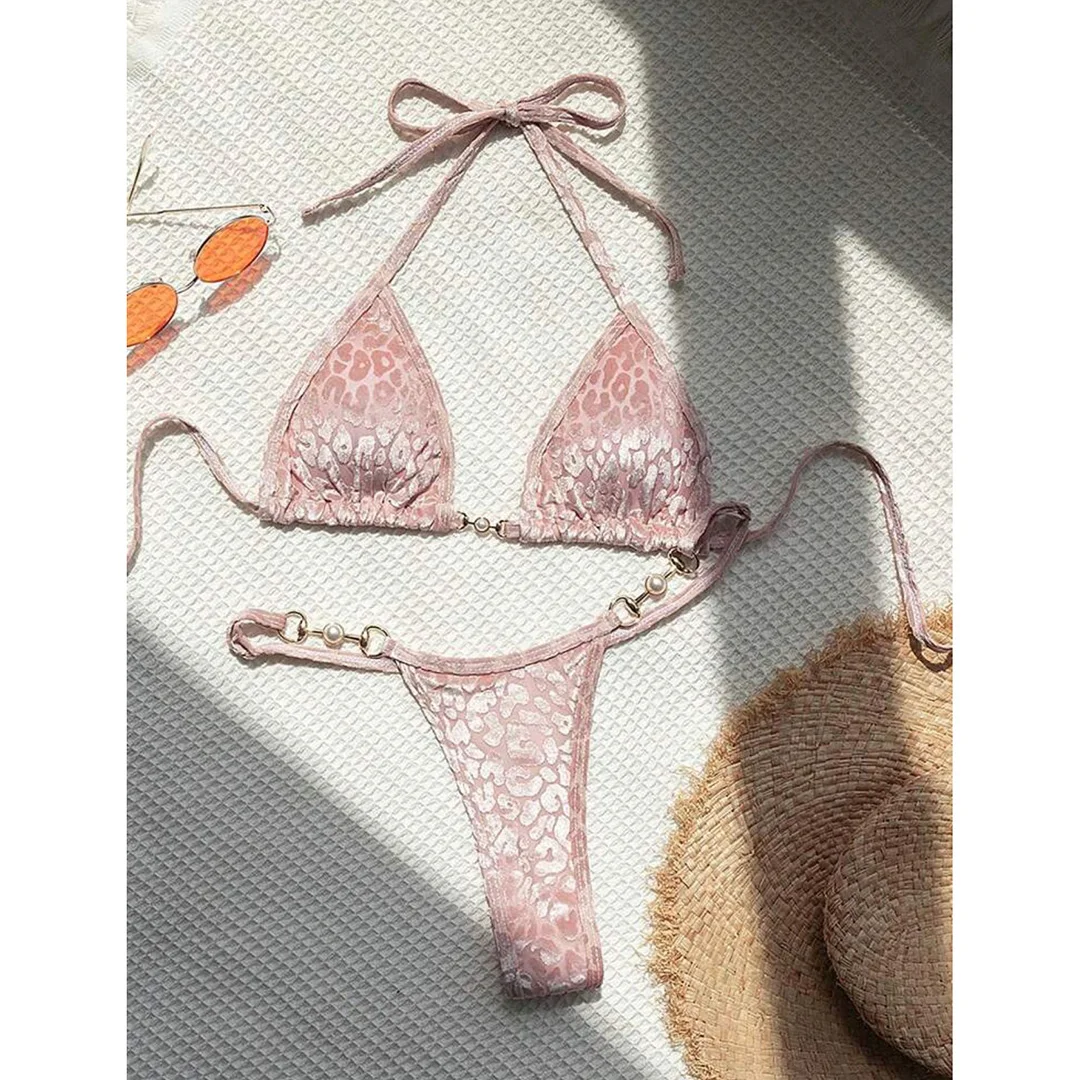 Foto reale bikini leopardo 1