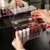 Clear 24/40 Grid Lipstick Stand Case Makeup Organizer Storage Box Lipstick Display Stand Holder Cosmetic Jewelry Organizer Box 4