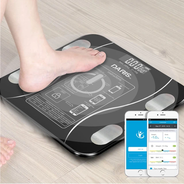 Body Fat Scale Smart Wireless Digital Bathroom Weight Scale Body Composition  Analyzer With Smartphone App Bluetooth-compatible - Bathroom Scales -  AliExpress