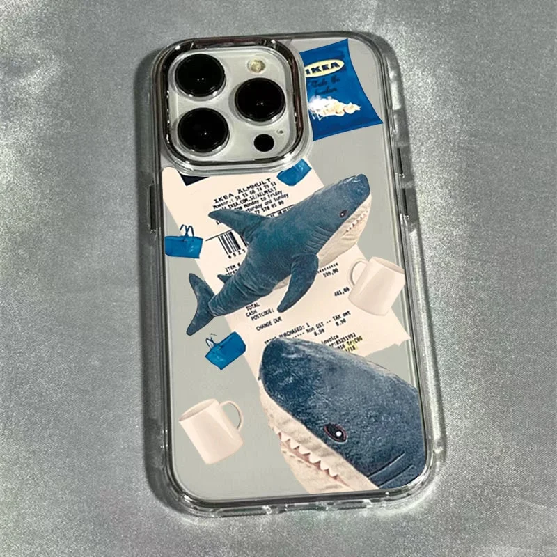 Whale Shark Clear Phone Case - Fashion TPU Shockproof Cover