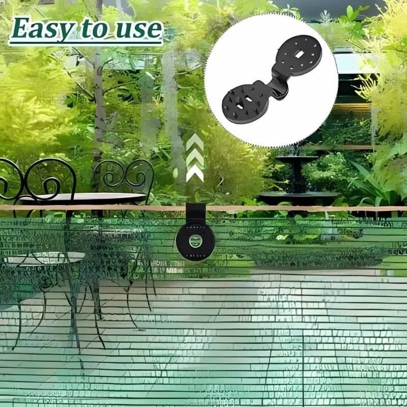 200-Pack Durable Black Shade Cloth Clips for Outdoor Awnings and Garden Use