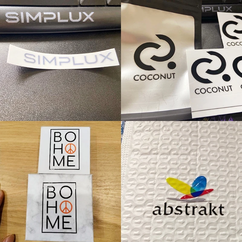 3D UV Transfer Sticker labels decal on Product Gift Box Bag Package Die-Cut Sticker name letters holographic vinyl gift box packaging gift box gift bags car vinyl stickers