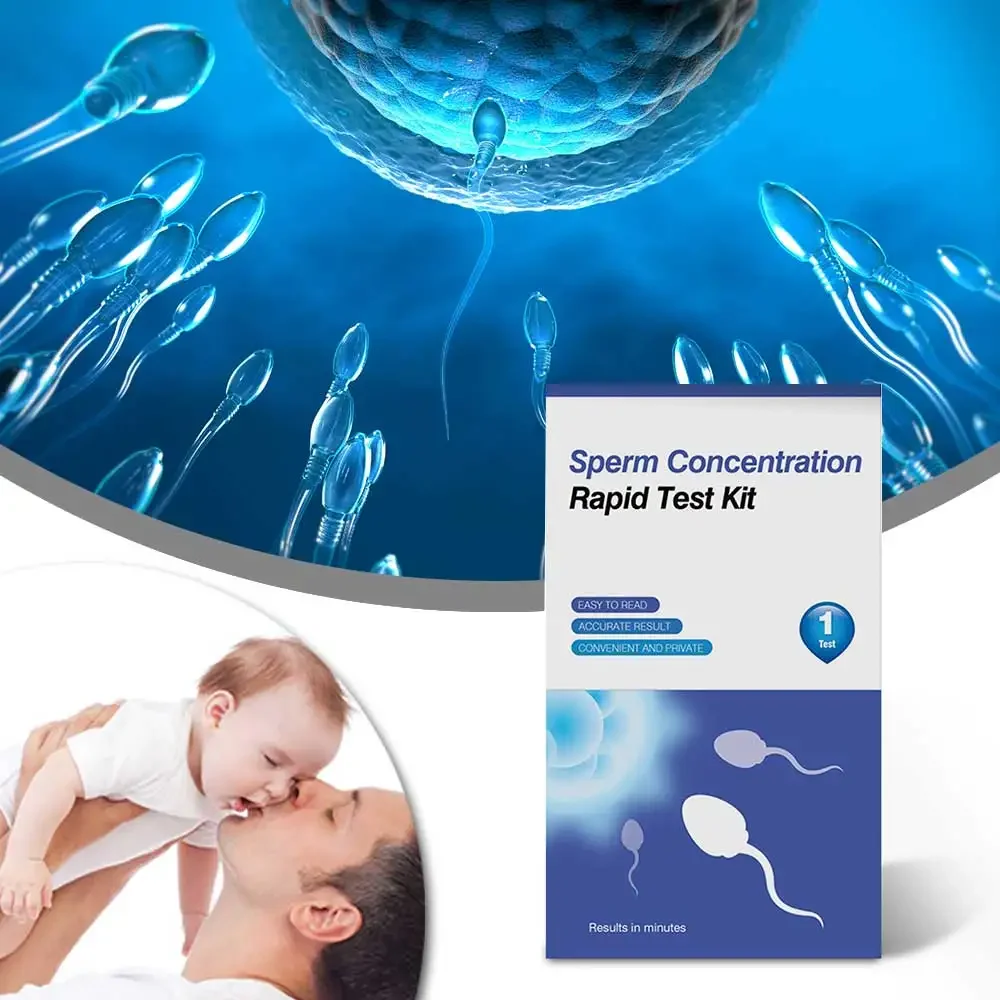 1Set High Quality Sperm Concentration Detection Kit Male Test Sperm Motility Quality Test Paper Self-test Male Strip