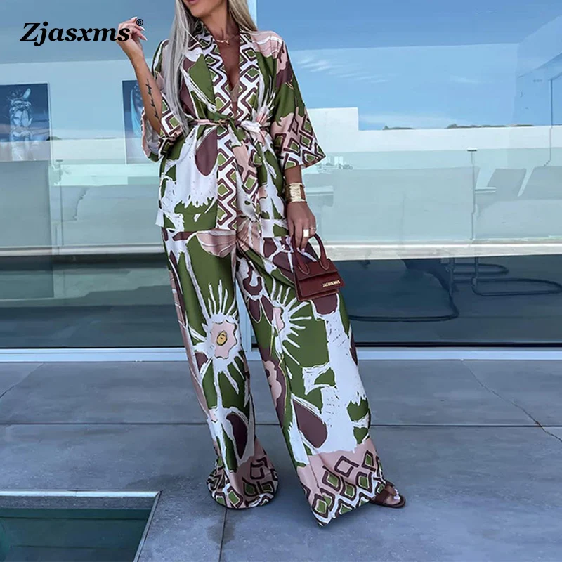 Bohemela Bohemian Style Solid Color Woven Mid-Waist Flare Long Pants | ChicGrl