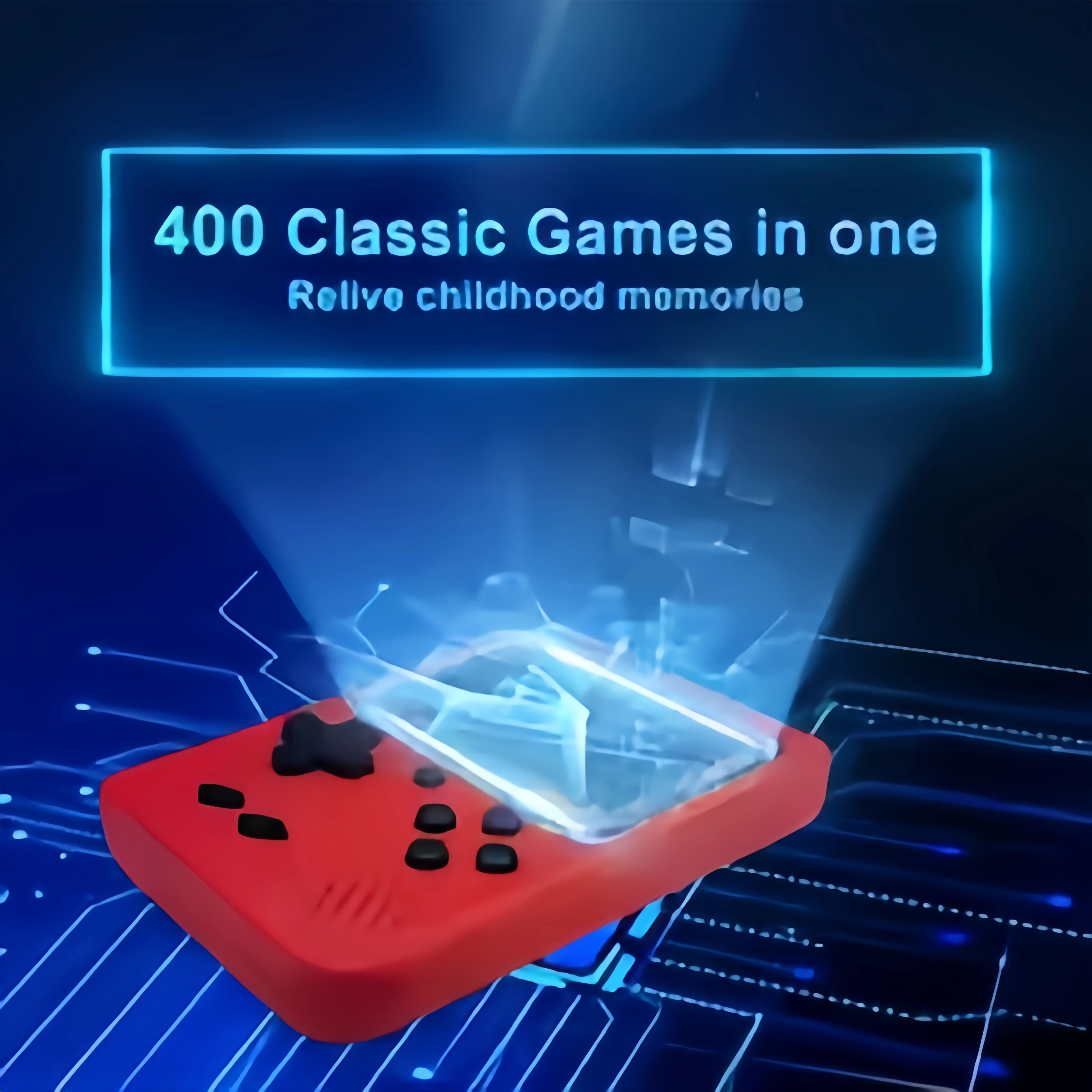 video game console 3.0 Inch Retro Game Console with 400 Built-in Games Portable Handheld Mini Gaming Device Christmas Gift for Kids & Adults