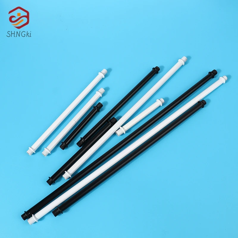 Lighting Accessories M10*1 Tooth Tube Lamp Double-headed External Tooth Hollow Metal Rod 10cm 15cm 20cm 30cm 40cm 50cm 1Pc led lamp accessories