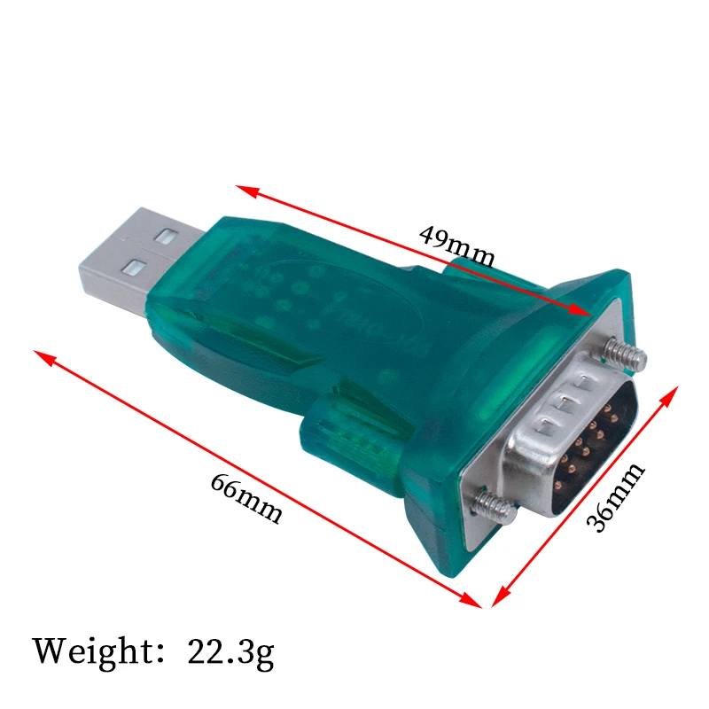 Фото Новый Последовательный КПК LIZAO FT232/PL2303 с портом USB на RS232 COM 9-контактный адаптер DB9 №2