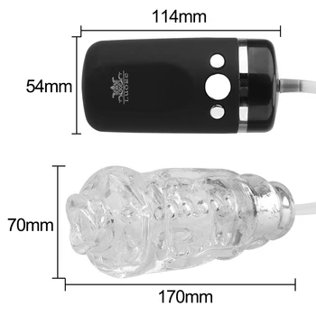 Electric Blowjob Vibrating Oral Sex Machine Strong Suck Adult Products Sex Product Sex Toy For Men Male Masturbator Cup 6