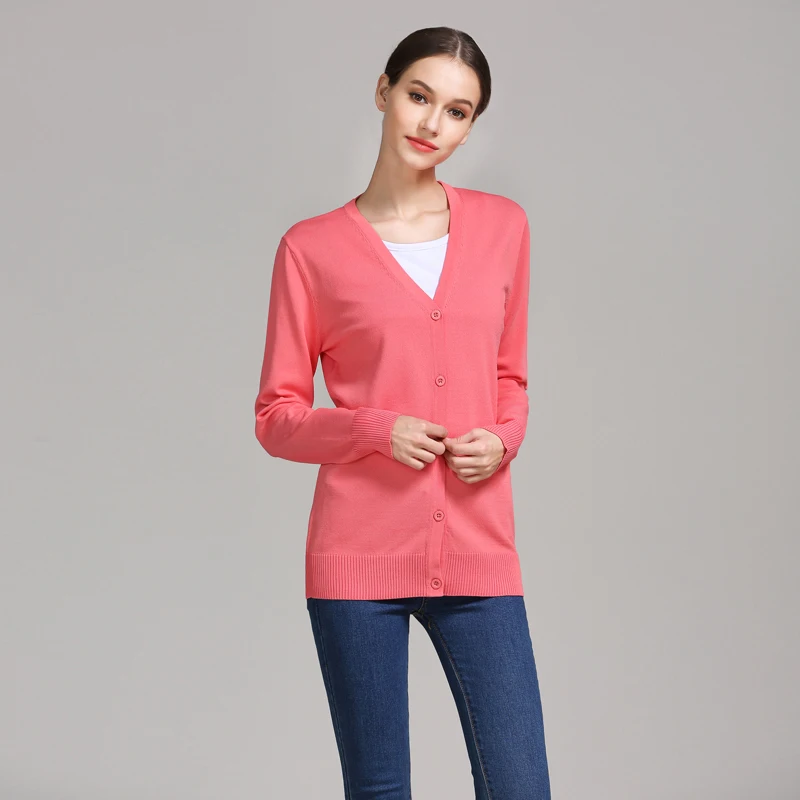 New Classic Soft Women Uniform Maternity Cardigan Long Sleeve Spring Autumn Stretch Breastfeeding Clothes US Big Size