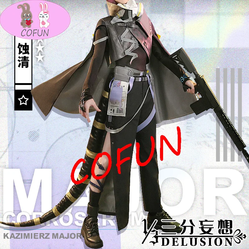 

Arknights Corroserum Caster RHODE ISLAND Game Suit Cosplay Costume Women Uniform Halloween Party Outfit New