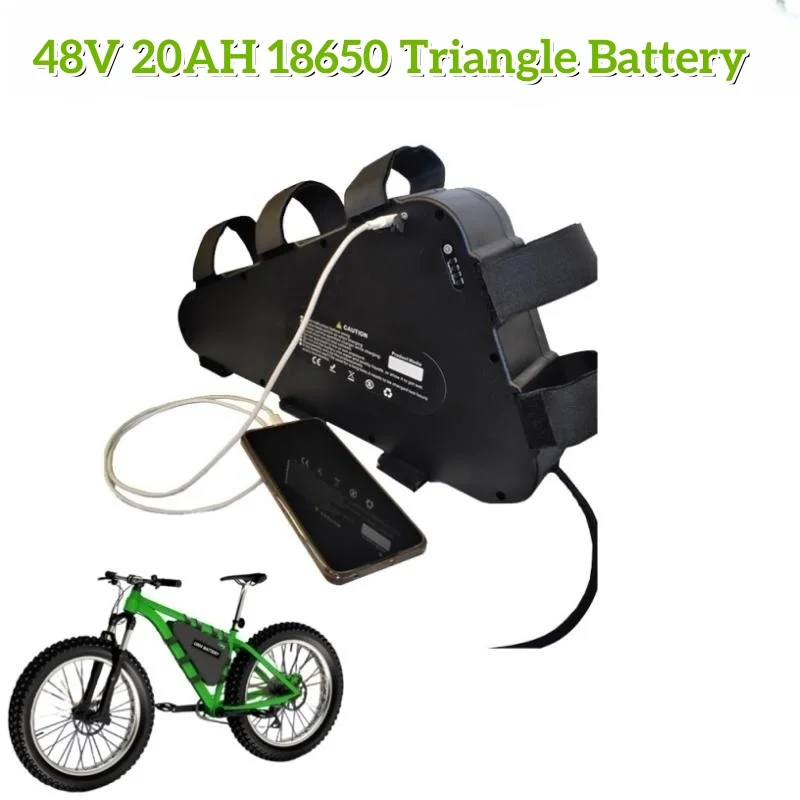 

Triangle Electric Bicycle eBike Battery 48V For 20Ah Bateria Bafang 500W 1000W 1500W 2000W