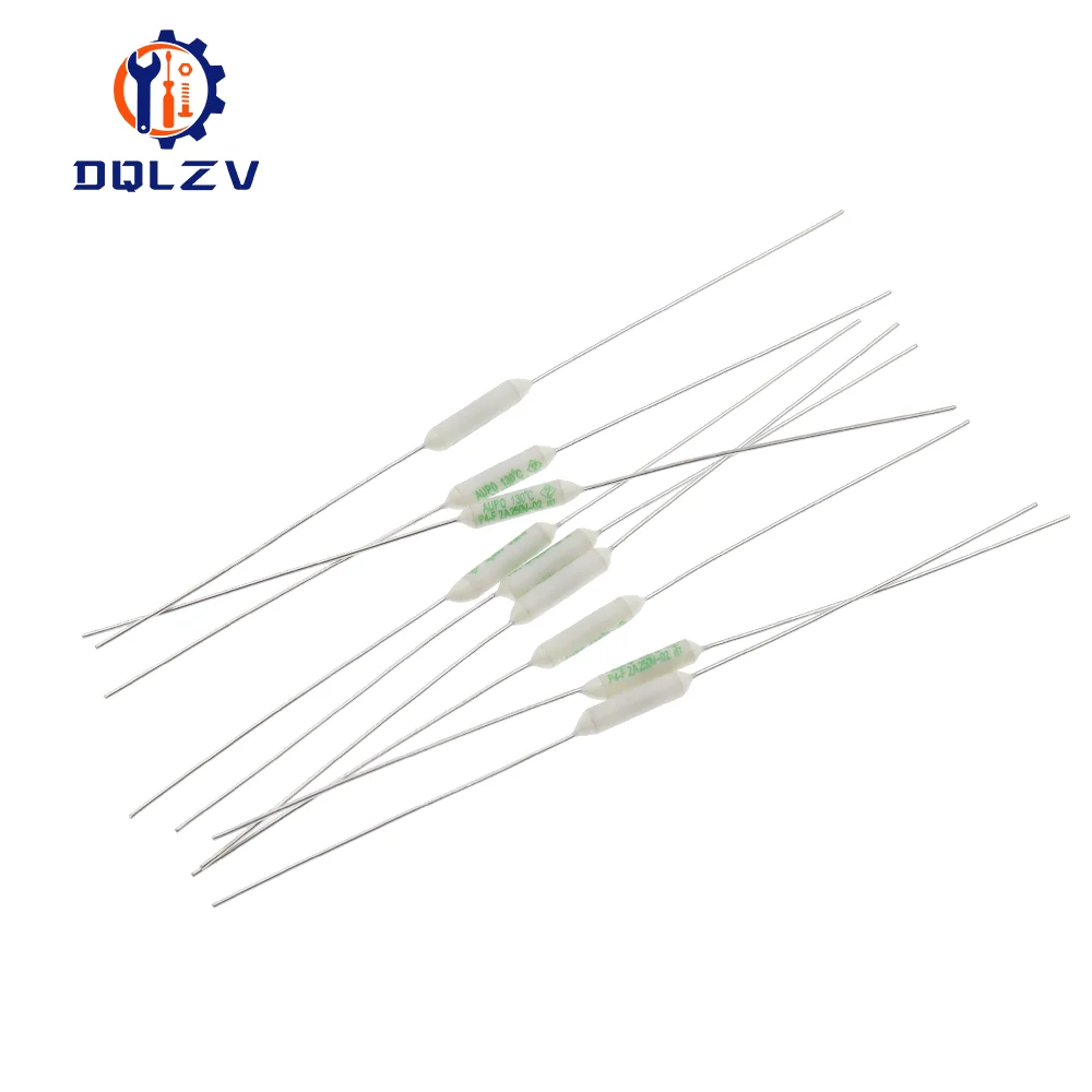 New Ceramic Temperature Fuse JET RF AUPO 1A 2A 3A 5A 250VAC Thermal Fuse P0/P1/P2/P3/P4/P5/P7/P12-F thermal fuse ceramic fuse