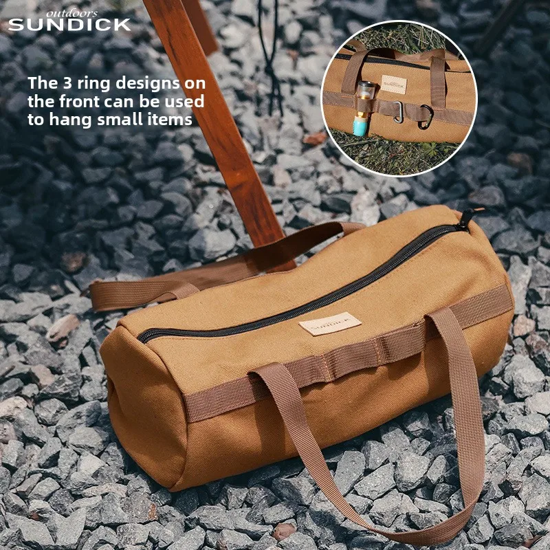 Waterproof Camping Tent Storage Bag with Cylinder Floor Nail