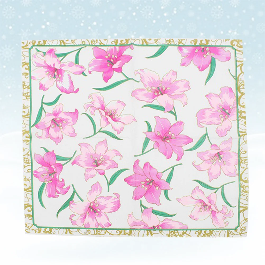 

Одноразовые столовые салфетки, винтажные салфетки