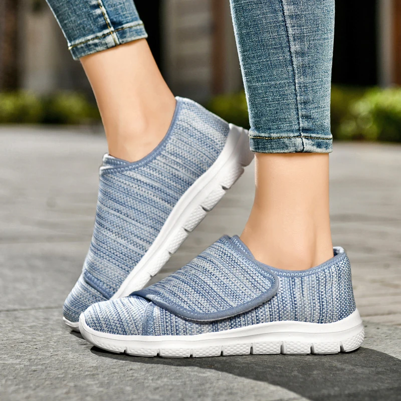 Women Shoes Women Sneakers Women Flats Casual Shoes Women Orthopedics Wide Feet Swollen Walking Casual Shoes Thumb Eversion Adjusting Soft Comfortable Diabetic Big Size