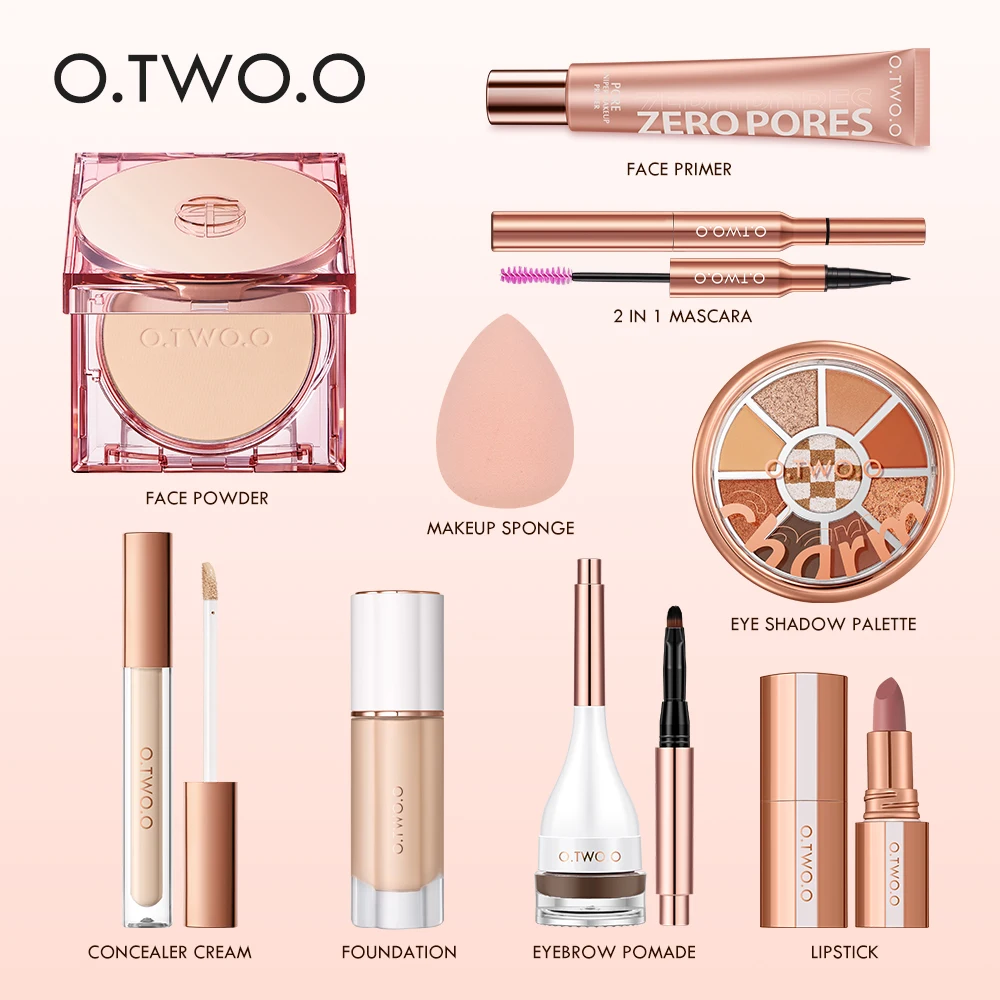 O.TWO.O Full Face Makeup Kit – 9 Pcs - Image 2