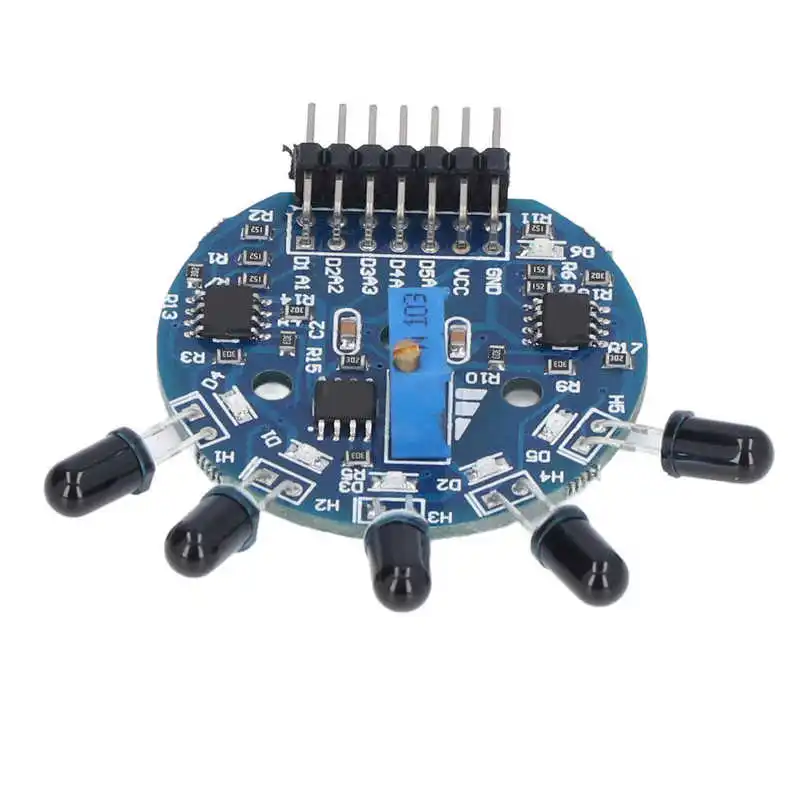 5 Way Flame Sensor Module Fire Extinguisher Sensor Board with Indicator ...