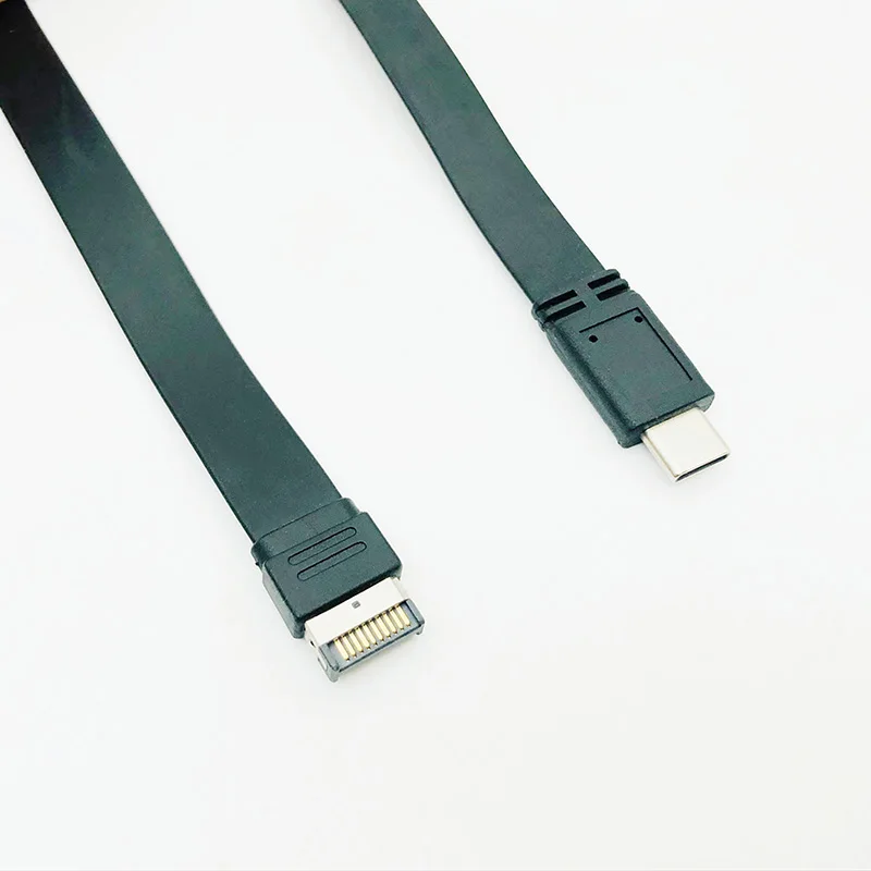 High-Speed Type-E to Type-C Extension Cable, USB 3.2 GEN2 10Gbps, 60cm/80cm Length