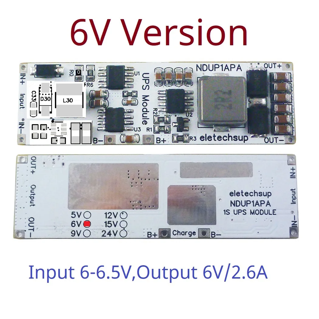 Universal UPS Power Module with Lithium Battery Charge & Discharge Board