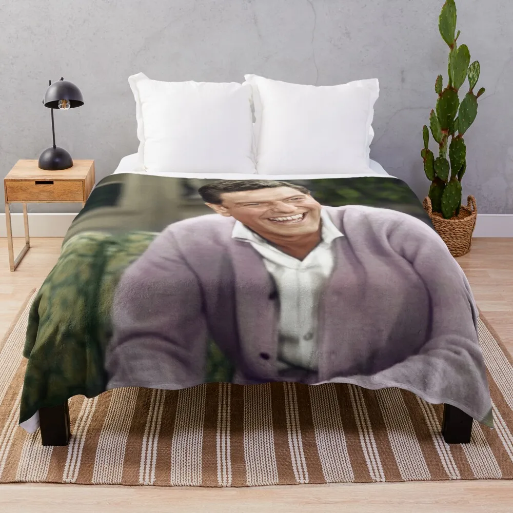 

Dick V D in colour Throw Blanket Nap Blanket Giant Sofa Blanket Softest Blanket