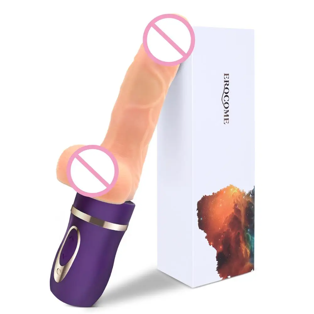 

Powerful Heating Big Dildo Vibrators for Girl Magic Wand Body Thrusting Massager Sex Toys For Woman Clitoris Stimulate Female