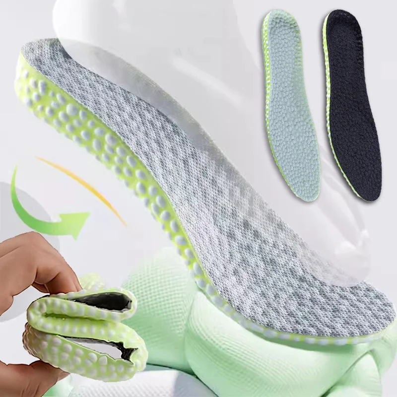 

Супер мягкая спортивная стелька BOOST, летняя впитывающая пот дышащая ткань, Удобная Амортизация ударов для мужчин и женщин