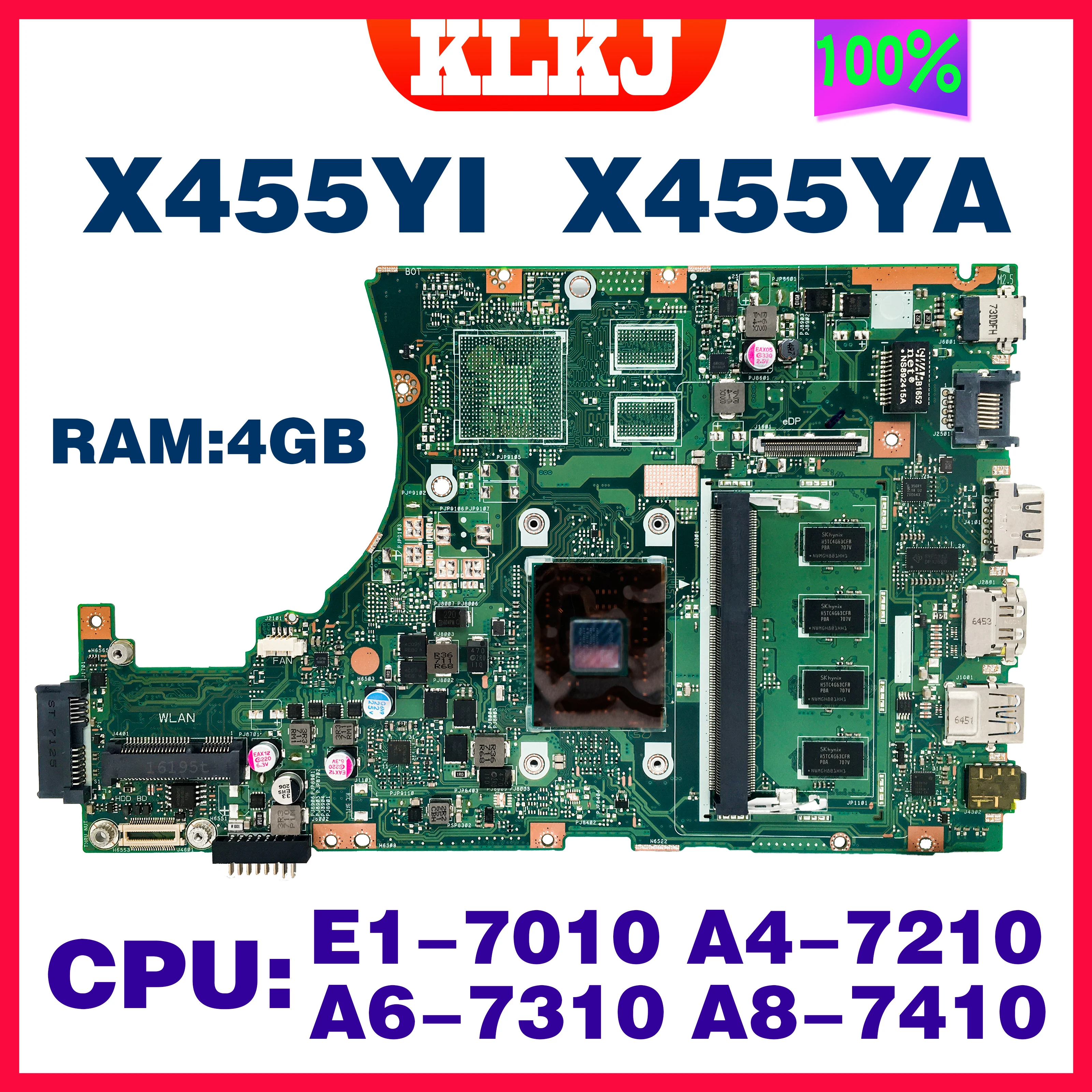 Motherboard Laptop Asus X455 Asus X455ya Motherboard Asus X455y