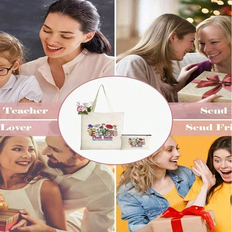 Friends Tv Show Series Pattern Tote Bag Fashionable Canvas Bags Parties Travel and Shopping Machine Washable Student Fans Gifts 6