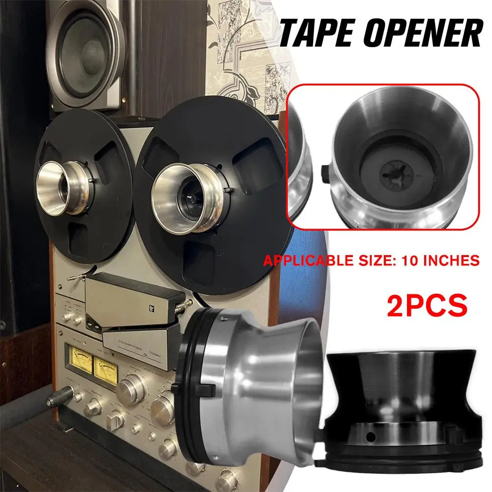 

1pair 1/4 10 Inch Opener For Studer ReVox Aluminium NAB Hub Adapter Universal Loading Device For B67 Akai Teac Opener Adapt E0R2