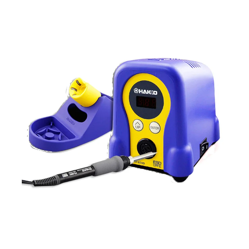 HAKKO FX 888DX 납땜 스테이션 무연 디지털 용접 도구 ESD 안전 PCB 수리용 T12 납땜 팁 호환