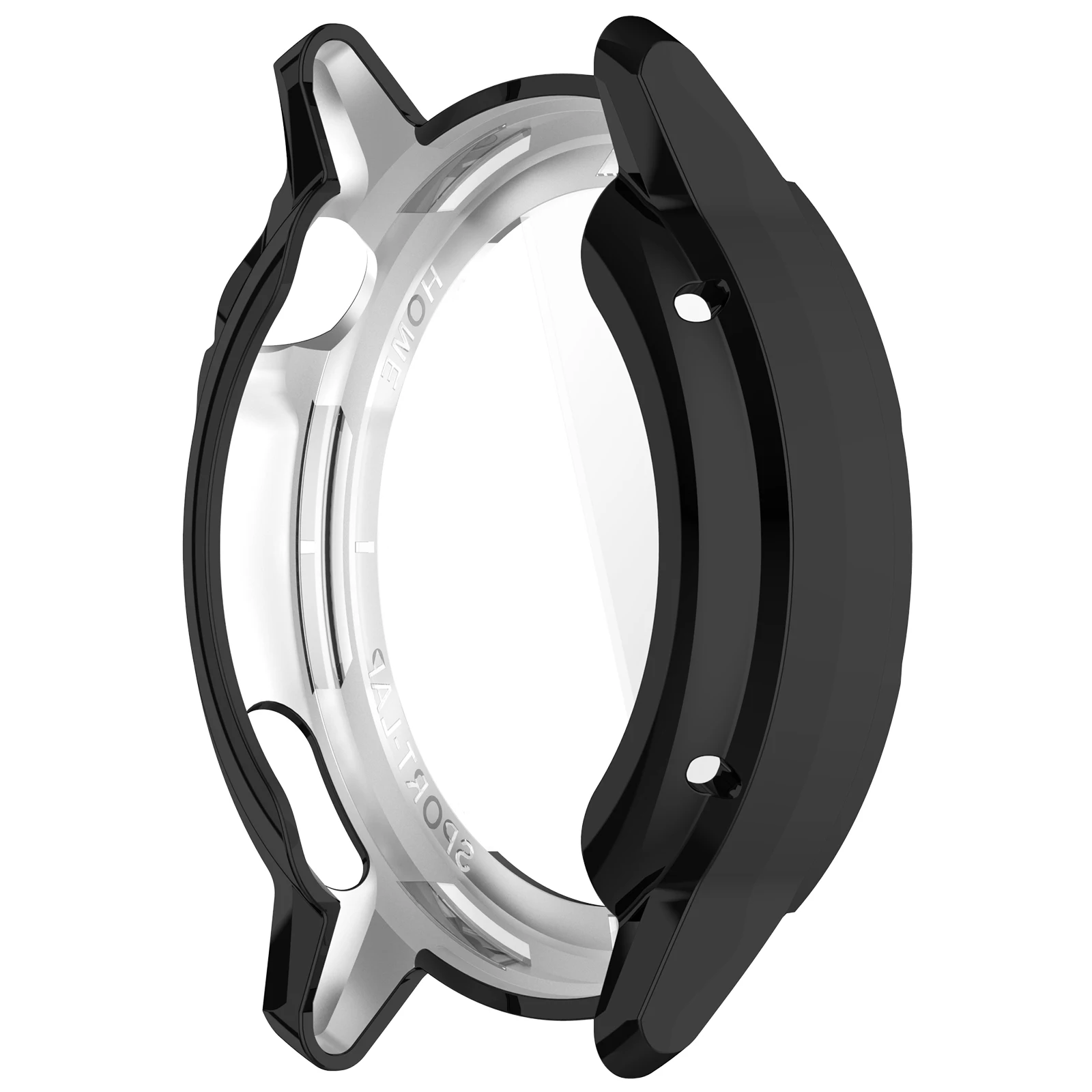 Clear Protector Full Screen TPU Case - Shock-Resistant Smartwatch Cover