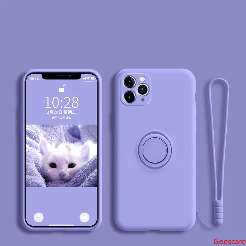 Funda Cuadrada De Silicona Líquida ASTUBIA Para IPhone 11 12 13 Pro Max Mini Funda De Protección