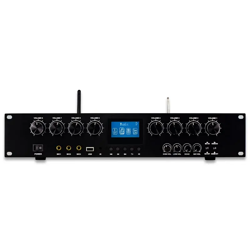 

Tianlai TL-JX600-8 Amplificador De Som 400 Watt Bluetooth Stereo Music Amplifier Home 8 Channel Power Amplifier