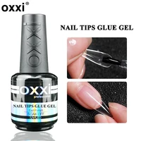 OXXI False Nail Glue Gel Polish 15ml Semi-permanent Fake Nails with Glue Gellac Manicure Tips Hybrid Varnish uv led Gels Lacquer 1