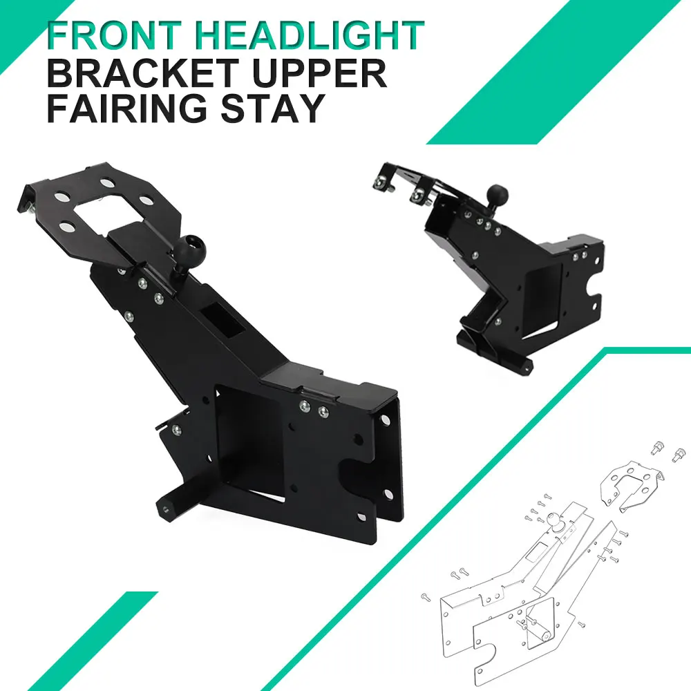 

For KOVE 450 Rally 2022 2023 2024 Motorcycle Aluminum Head Light Holder Upper Fairing Stay Indicators Front Headlight Bracket