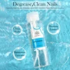 BORN PRETT 500ml Nail Gel Remover Nail Brush Cleaner Nail Polish Cleaner Care Tools Solution Liquid Manicure Nail Art Tools 6