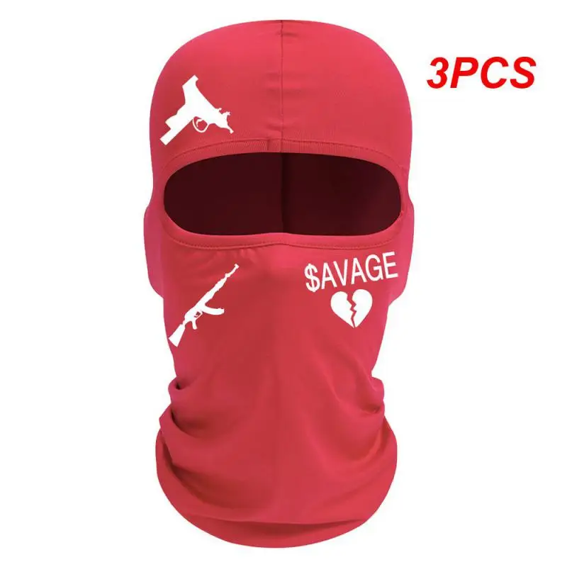 

Маска на все лицо Мужская для защиты от солнца и холода, 3 шт.