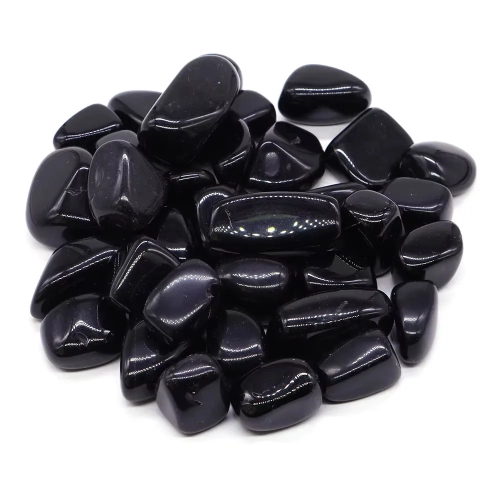Wholesale Natural Ocean Blue Obsidian Tumbled Stones - Healing Energy Crystals for Home Decor and Aquarium Display