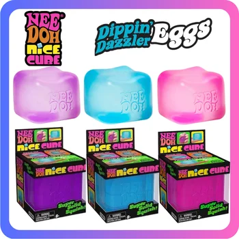 2026 Hot Schylling Needoh Nice Cube Stress Relief Sensory Toy for ADHD Focus and Anxiety Unisex Fidget Tool Soft Squishy Desk 1