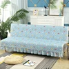 Universal Stretch  Sofa Bed Cover Couch Covers Armless Sofa Cover Washable  Elastic Folding Furniture Sofa Bed Covers 5