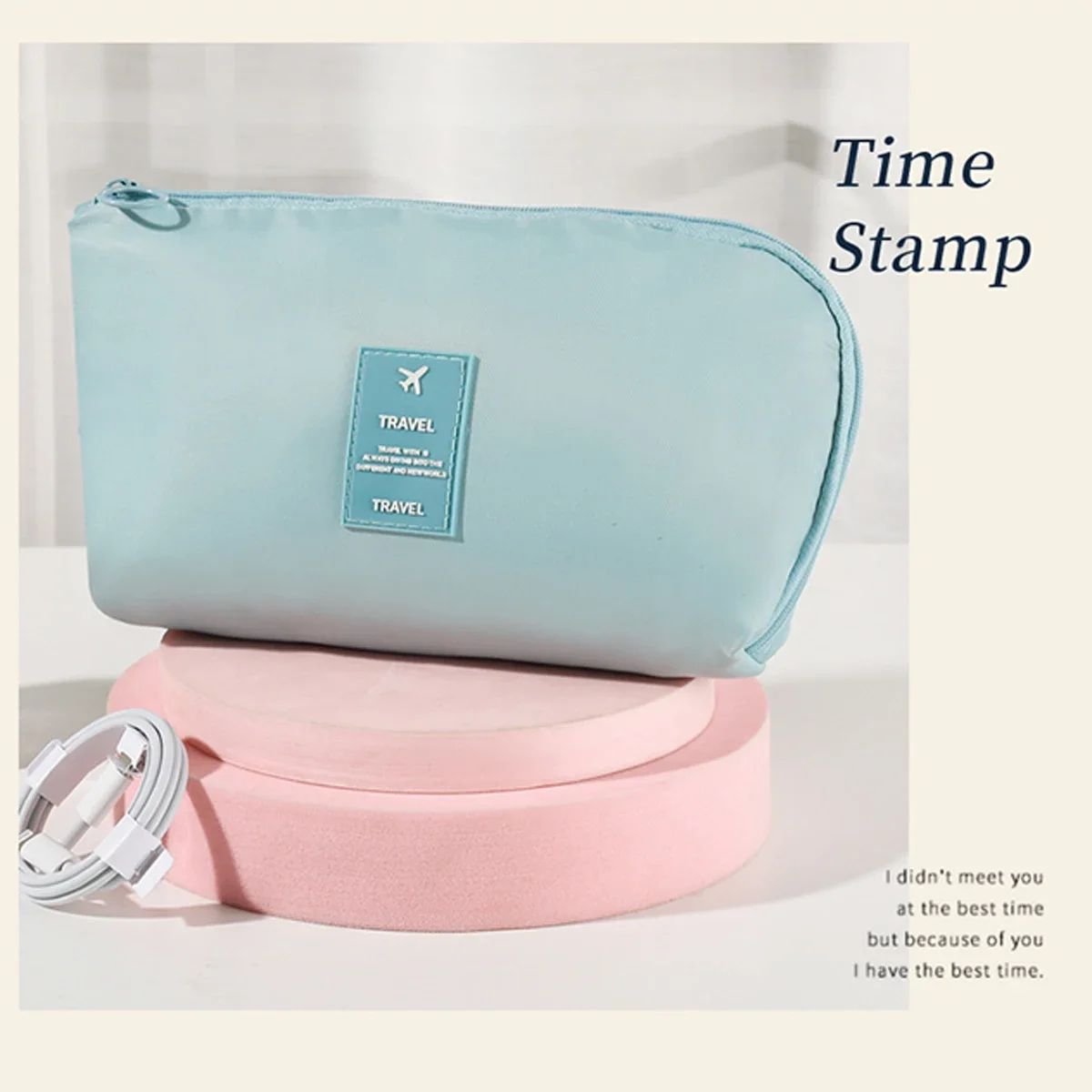 Portable Data Cable Storage Bag Travel Earphone Wire Organizer Case Multi-Function Data Cable Headset Bag