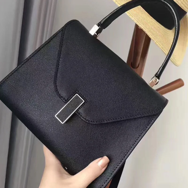 Portable Shoulder Bag Cowhide Handbags for Women High-quality Messenger Versatile Luxury Crossbody  Multicolored Female Casual