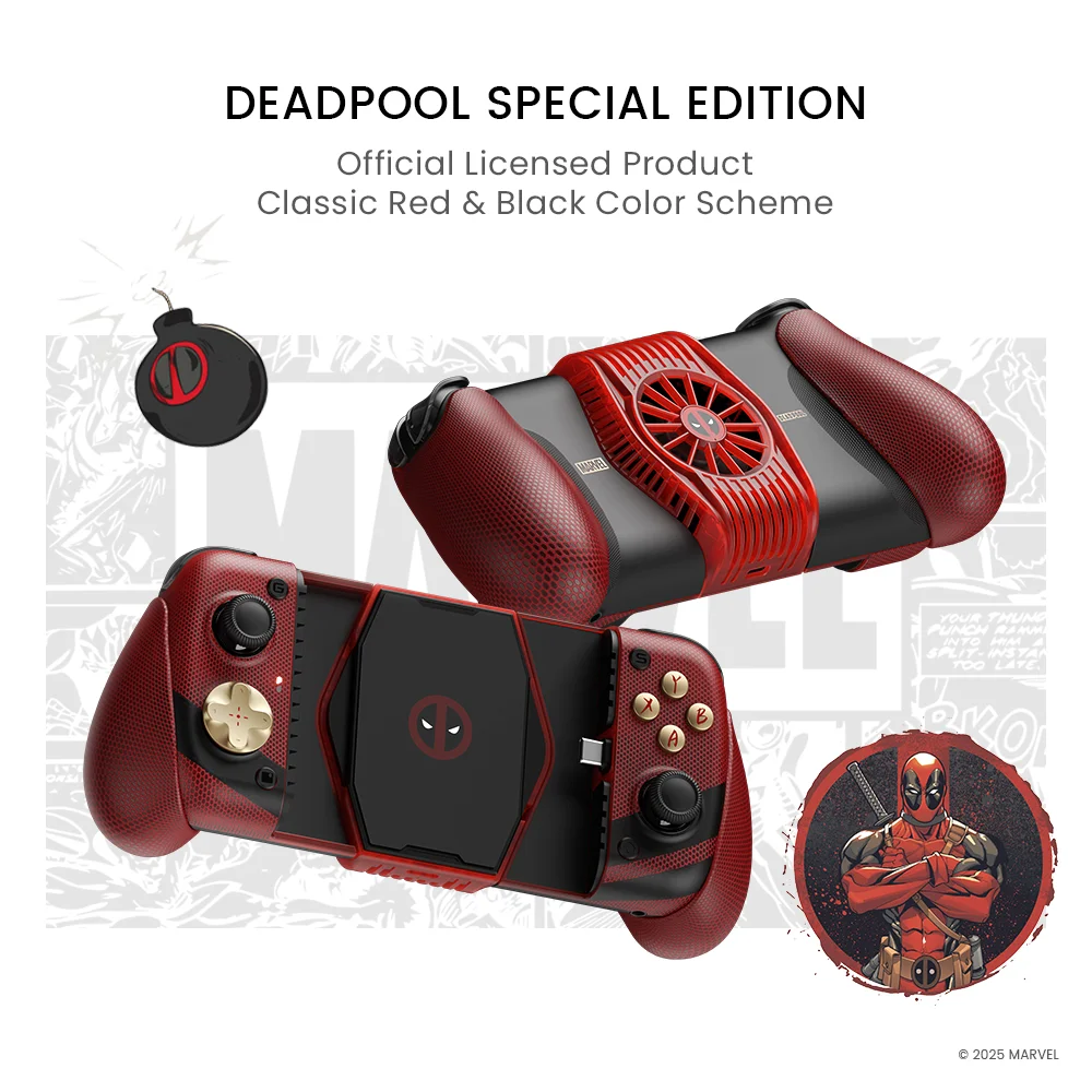 Deadpool Gamesir X3 Pro Gamepad Limited Marvel Edition Mobile