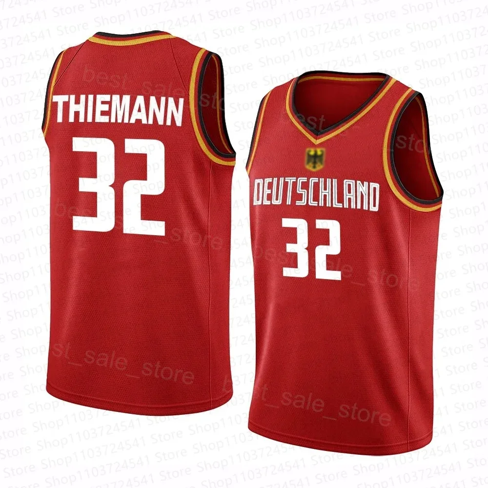 European Cup Champion T-Shirt German Team Jersey Oversized Men's Sleeveless Vest Men's And Women's Kids Universal Size Tops