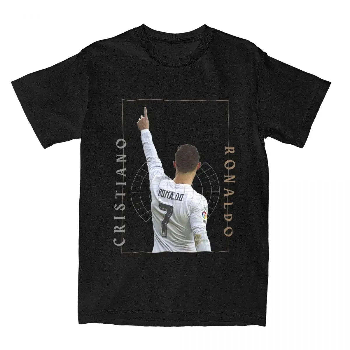 Cr7 Sport T-Shirt Mannen Cristianoed Ronaldoed Grappige Katoenen T-Shirts Zomer O-Hals Populaire T-Shirts Goedkope Grote Maat Kleding