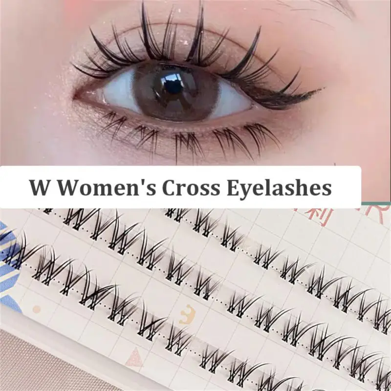 

V Shape Lower Eyelashes Natural Bottom Lashes Segmented Hair Single Cluster Under Eyelash Extension Korean Makeup Fake Eyelashes