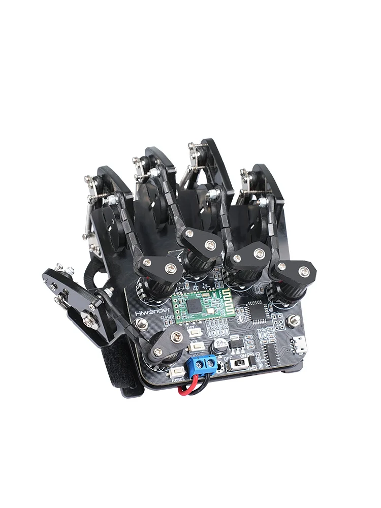 

Open source tactile gloves/wearable mechanical gloves/exoskeleton tactile control/robot/robotic arm control