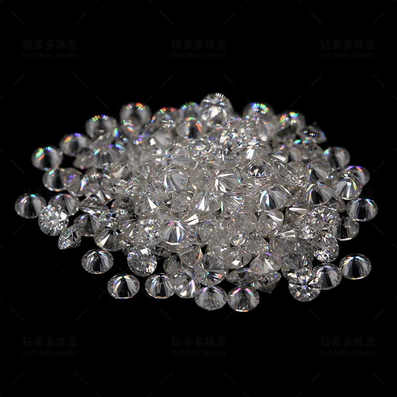 

Wholesale Super White DEF Color 0.1-10ct Gemstones Lab Grown Diamond Moissanite Loose Stone Jewelry Matching Earrings For Women
