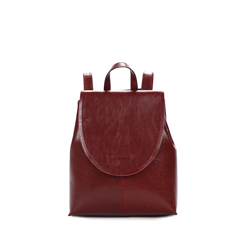 Backpack Women's Casual High-grade Bag Leather Luxury Brand