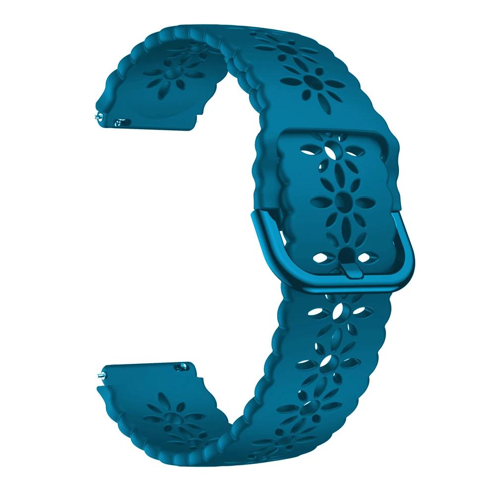 Silicone 18mm Smart Watch Strap - Versatile Fitness & Style Wristband